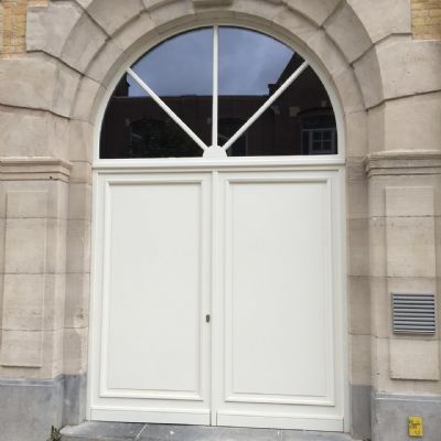 Porte bois en deux parties